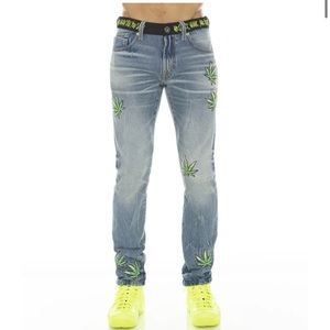 Rocker Slim Ridged Pantera in Pantera Jean